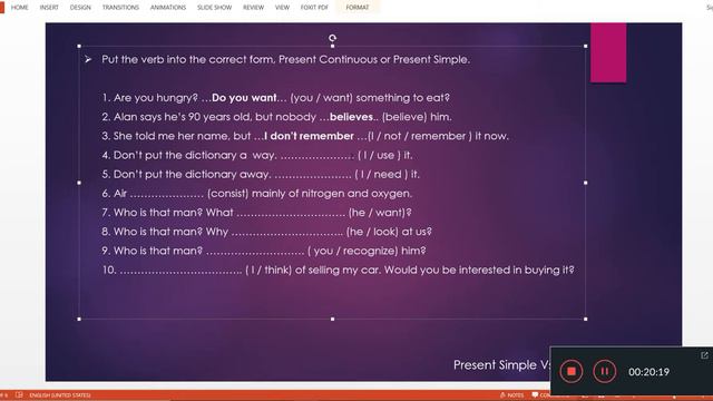 Home English Learning | មេរៀនអនុវត្តលំហាត់ភាសាអង់គ្លេស Past Simple Vs Continuous смотреть онлайн