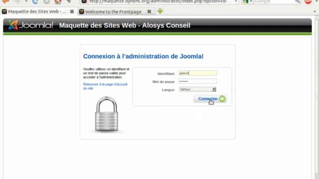 Formation Joomla: 3 - Se Connecter a votre site Joomla смотреть онлайн