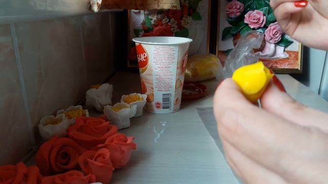 Рецепт солёного теста для лепки цветов. Как сделать розу из солёного теста. смотреть онлайн