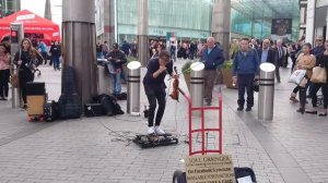 2015.10.08 Sound Sampling Violinist in Birmingham England - 02