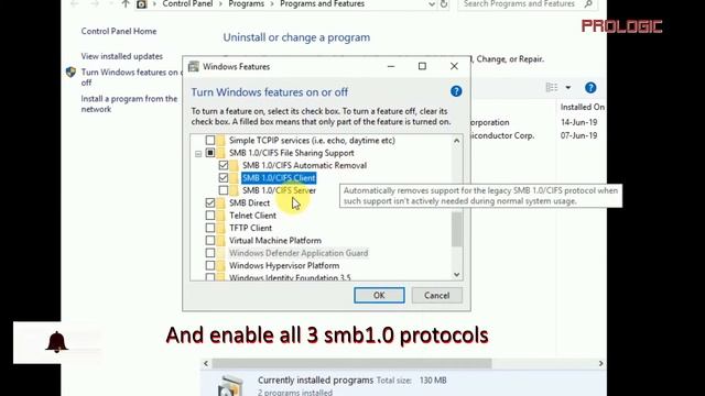 How to enable smb 1.0/cifs file sharing support on windows 10 смотреть онлайн
