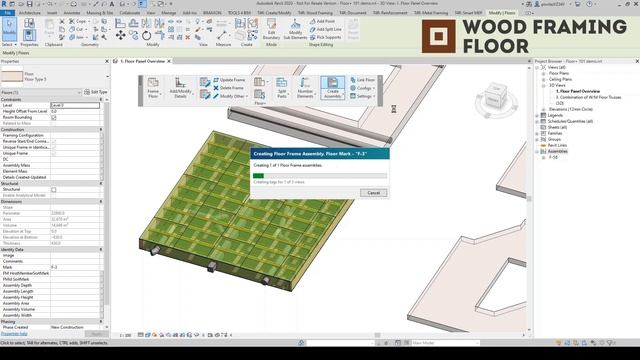 Framing Timber/Steel Floors in Revit смотреть онлайн