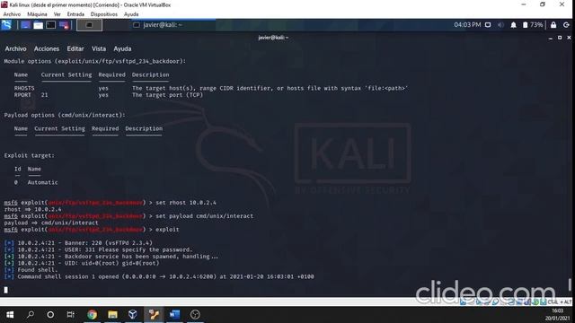 Explotación de Metasploitable 2 desde kali linux смотреть онлайн