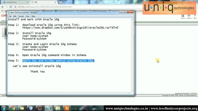 3 minute oracle easy installation in windows with example смотреть онлайн
