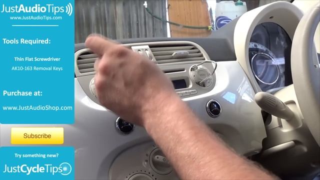 Radio Removal Fiat 500 (2007-2013) | JustAudioTips смотреть онлайн