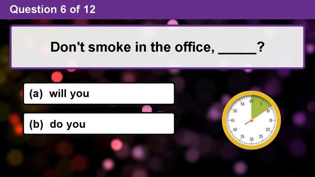 Tag Questions । Grammar quiz । Part 3। Brain Edukit смотреть онлайн
