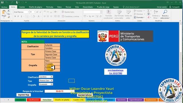3.- Rango De Velocidades con AutoCAD Civil 3D 2018 y TD Excel DG-2014 смотреть онлайн
