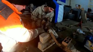 Замена шкворней МАН ТГА, без специального оборудования...