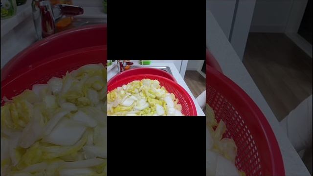 Подробный рецепт кимчи из пекинской капусты с добавлением овощей ???️?배추김치 смотреть онлайн