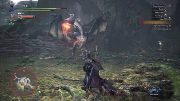 Monster Hunter World: Iceborne - Yian Garuga (Solo / Longsword)