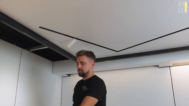 Современный свет в натяжной потолок. Монтаж магнитной трековой системы Gravity, Crater, UNI от Byle смотреть онлайн