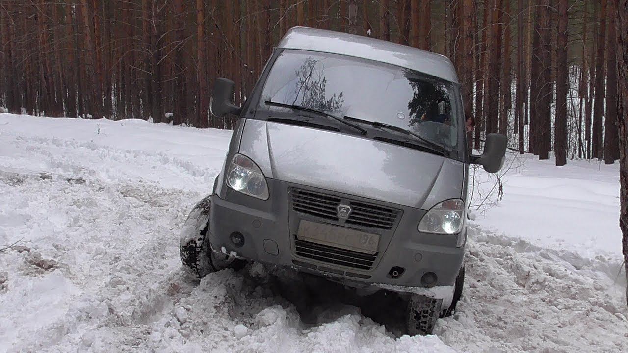Соболь Cummins 4x4 Offroad. Борьба в снегу. Большой камень. смотреть онлайн