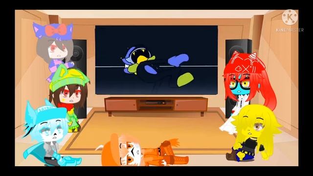 Underswap react to Sans(Undertale)Vs Jevil(Deltarune) смотреть онлайн