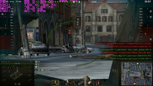Intel Core 2 Duo E4500 OC 2.52GHz+GT210 World of Tanks смотреть онлайн