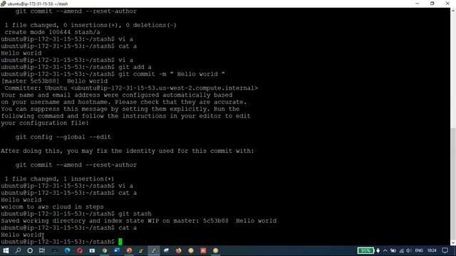 Git Stash and Stash Pop command. Temporarily saving commands in git using stash and stash pop смотреть онлайн