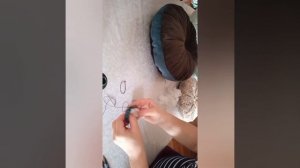 КАК СШИТЬ КРУГЛУЮ ДЕКОРАТИВНУЮ ПОДУШКУ. 2 ЧАСТЬ.
