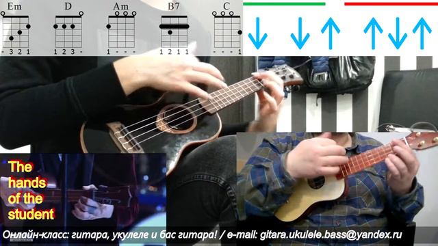 LP - When We're High - Ukulele lesson for beginners - ученица Настя смотреть онлайн