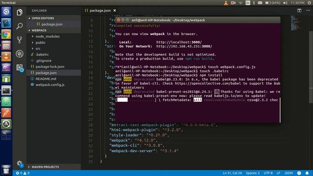 React Js tutorial - setup webpack смотреть онлайн