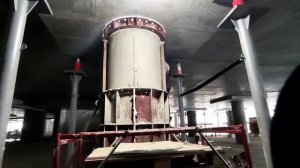 бетонная подливка колонн, растворонасосом               PFT ZP 3XL