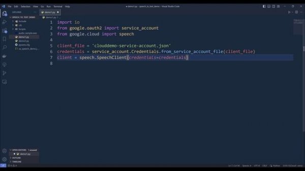 Google Cloud Speech-To-Text API With Python For Beginners