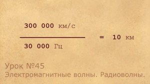 Урок №45. Электромагнитные волны. Радиоволны.