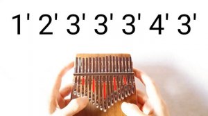 Pirates of the Caribbean - He's a Pirate (Easy Tabs/Tutorial/Play-Along) - Kalimba Cover