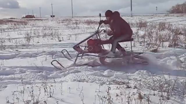 Самодельный снегоход "Микс" смотреть онлайн