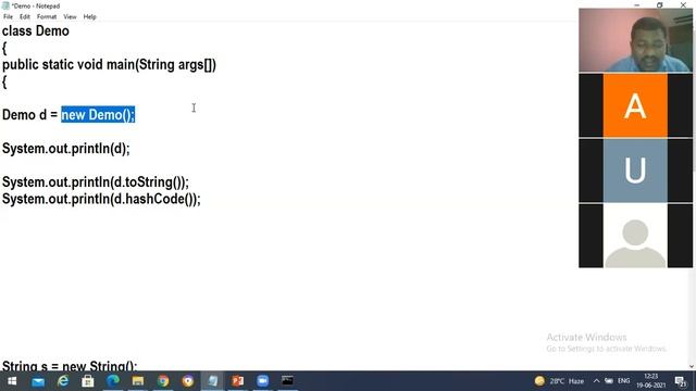 Java.lang.Object & Overriding toString() and hashCode() смотреть онлайн