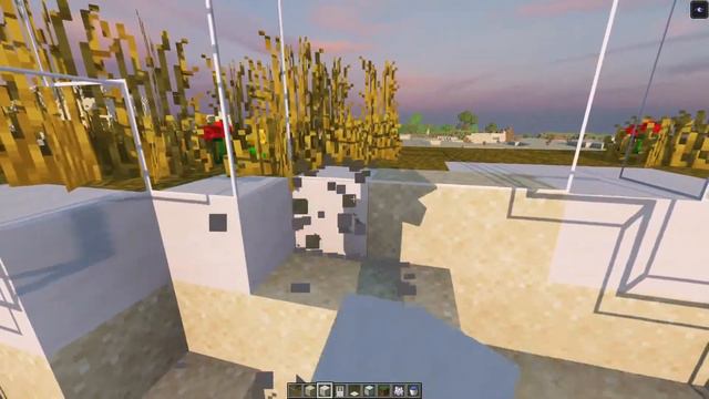 РАЙСКИЙ ОАЗИС ПОСРЕДИ ПУСТЫНИ В MINECRAFT!!! - Даня Строитель - Туториал｜Как построить? смотреть онлайн