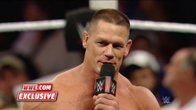 Seven-year-old cancer survivor Kiara Grindrod meets John Cena and Sting: WWE Raw, Sept. 14, 2015 смотреть онлайн