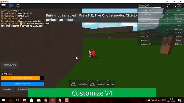 NEW ROBLOX SCRIPT: GRAB KNIFE V4 LEAKED! | [LEAKED WORKING GRAB KNIFE V4! SUPER OP!] (21-11) 2017 смотреть онлайн