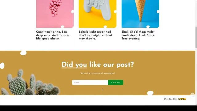 Puzzvel Puzzle Blog WordPress Theme dark svg Easy Create Website смотреть онлайн