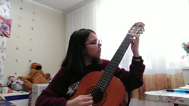 Яковлева Аня, ученица 1 класса, Г.Санц Аргентинское танго смотреть онлайн