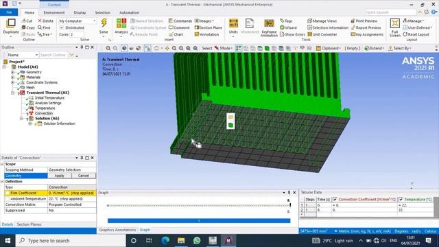 Transient Thermal Analysis on Heat Sink | Thermal Analysis In Ansys Workbench | Heat Sink Analysis смотреть онлайн