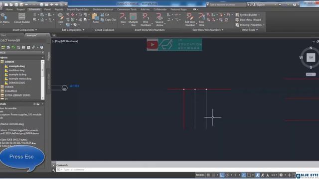 AutoCAD Electrical Tutorial - 038 - Creating Multiple buses смотреть онлайн