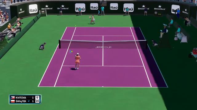 Kvitová P. @ Świątek I. [Miami 22] | 30/03 | AO Tennis 2 - live смотреть онлайн