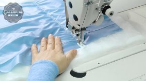 Как правильно сделать стёжку плащёвки с утеплителем для пошива тёплой куртки, пуховика, жилета