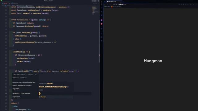Build a Hangman Game Using React 2023! смотреть онлайн