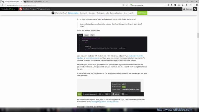 Security Http Basic - Symfony 3