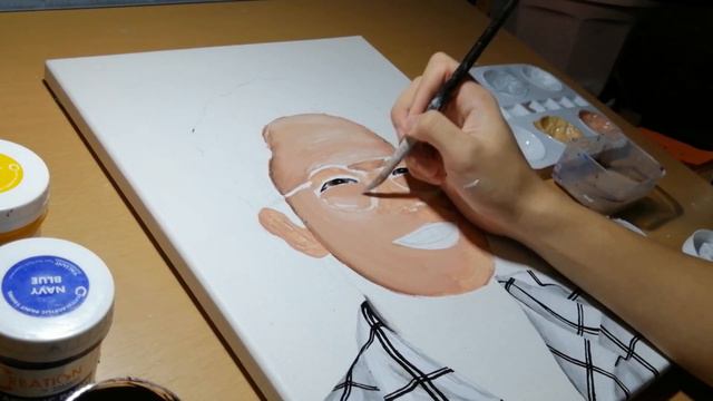 Smiley Mint Clouds / Aesthetic Acrylic / Portrait Challenge #4 смотреть онлайн