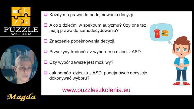 Trudności z podejmowaniem decyzji i dokonywaniem wyboru w spektrum autyzmu смотреть онлайн