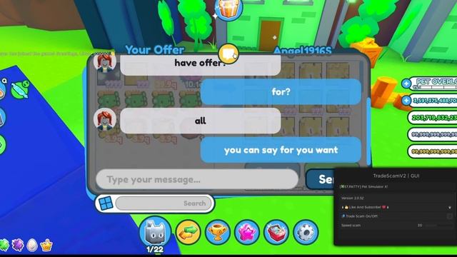 Pet Simulator X FREE Trade Scam V2.9 Script + Work On ALL Injectors!