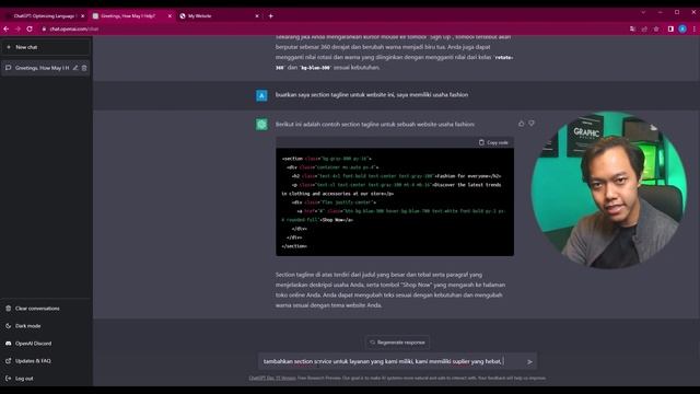 CARA GUA BIKIN WEBSITE TANPA SKILL CODING..!! SAMPAI ONLINE | ChatGPT OpenAI смотреть онлайн