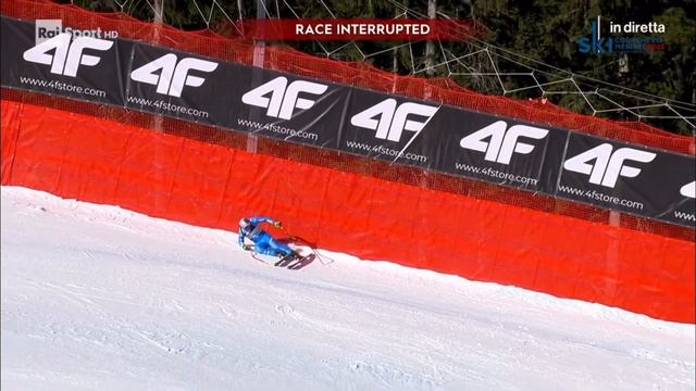 Dominik Paris crash at Courchevel Mèribel смотреть онлайн