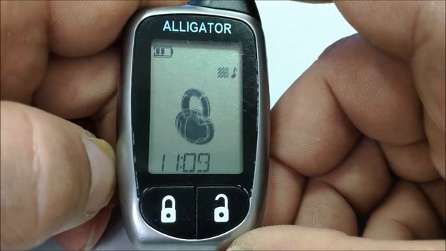 Alligator TD 355 настройка времени брелка смотреть онлайн