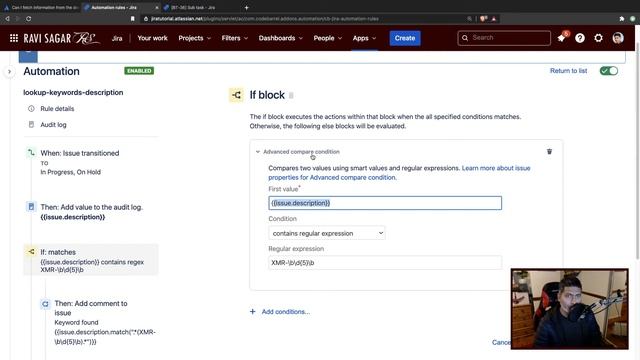 Jira Cloud Automation - Update custom field from keywords in description #regex смотреть онлайн