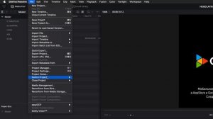 DaVinci Resolve. Как копировать куски таймлайна из проекта в проект