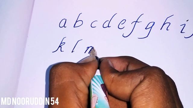 Italic Calligraphy A- Z Small letters ||Atoz writing italic font lowercase||mdnooruddin54 смотреть онлайн