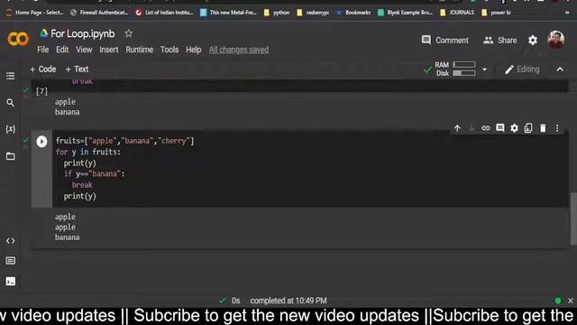 For Loop in Python || Python for beginner смотреть онлайн