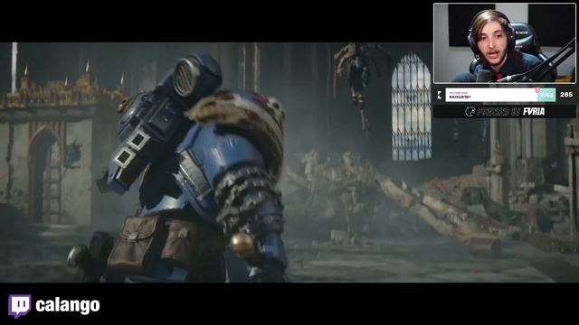 YOUTUBERS REAGINDO AO WARHAMMER 40 000: SPACE MARINE 2 NO THE GAME AWARDS 2021 смотреть онлайн